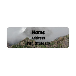 Mountain Fog Wüste Landschaft Foto Arizona