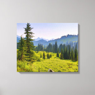 Mountain & Forest Landschaft Washington Staat Leinwanddruck