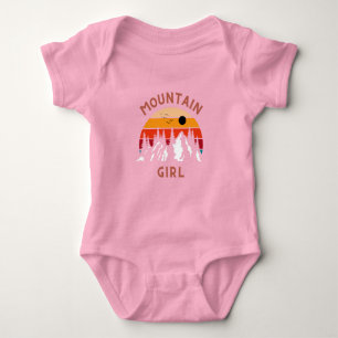 Mountain Girl Baby Strampler