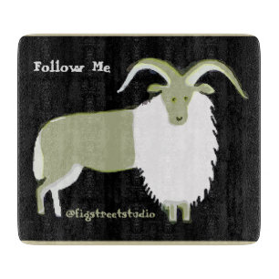 Mountain Goat Art Cutting Board Schneidebrett