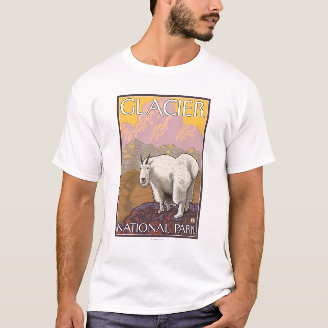 Mountain Goat - Glacier National Park, MT T-Shirt (Vorderseite)