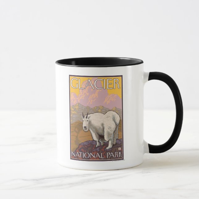 Mountain Goat - Glacier National Park, MT Tasse (Rechts)