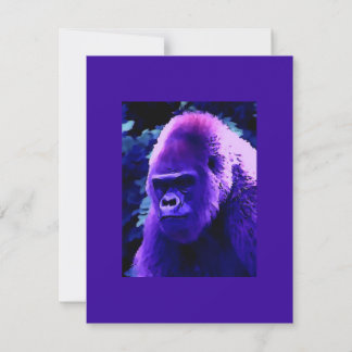 Mountain Gorilla Einladung - Pop