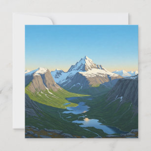 Mountain Grußkarte