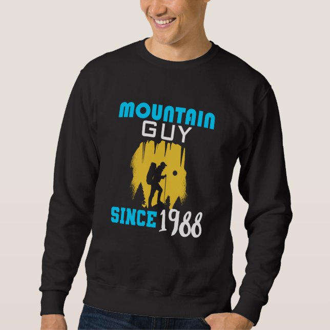 Mountain guy since 1988 sweatshirt (Vorderseite)