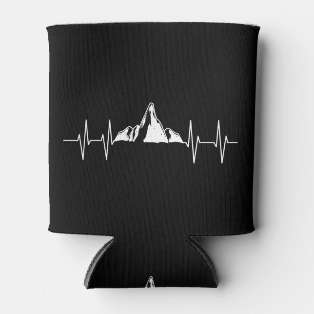 Mountain Heartbeat Dosenkühler (Vorderseite)