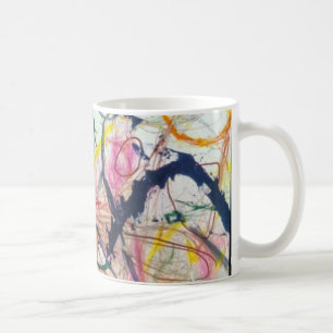 Mountain Horse Abstrakt Jeff Hankamer Artjunkhaus Kaffeetasse