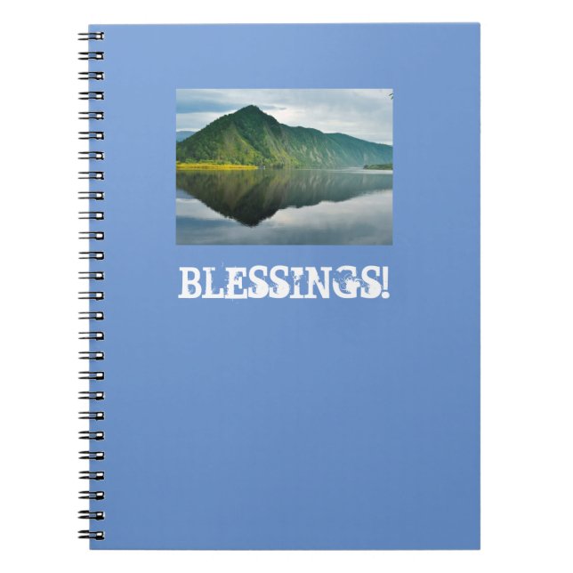 Mountain Lake Blessings Journal Notizblock (Vorderseite)