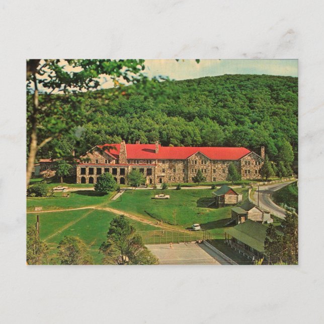 Mountain Lake Hotel, Virginia Postkarte (Vorderseite)