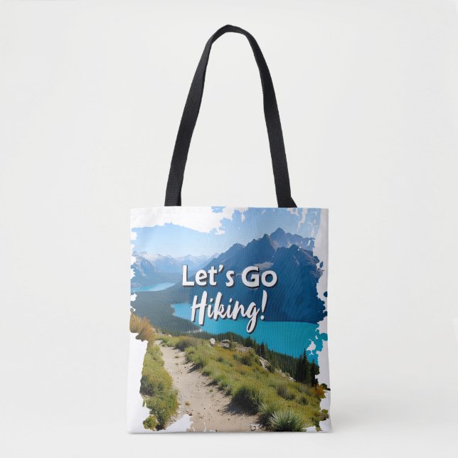 Mountain Lake Let's Go Wandern Tasche (Vorderseite)