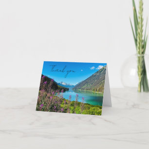 Mountain Lake Photography Klapp Dankeskarten Dankeskarte