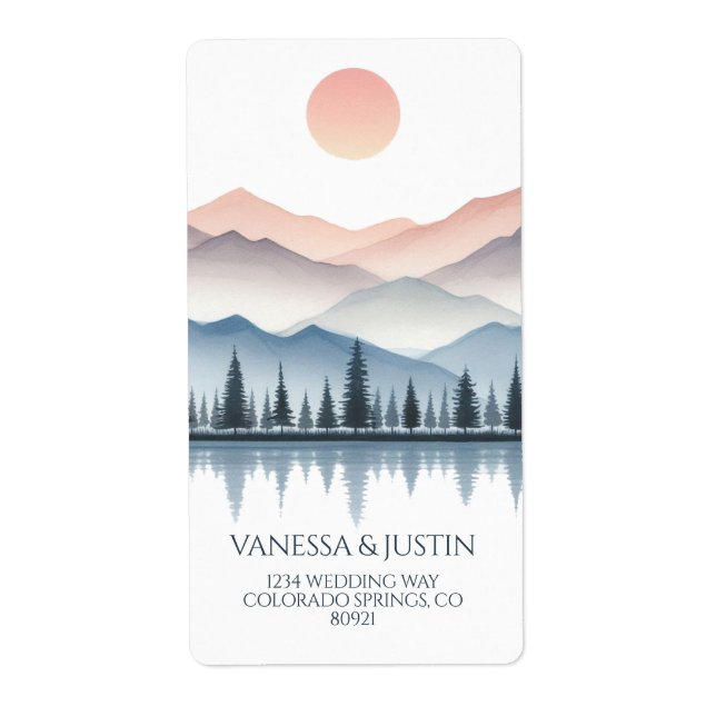 Mountain Lake Wedding Address (Vorne)