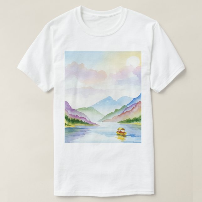 Mountain landscape T-Shirt (Design vorne)