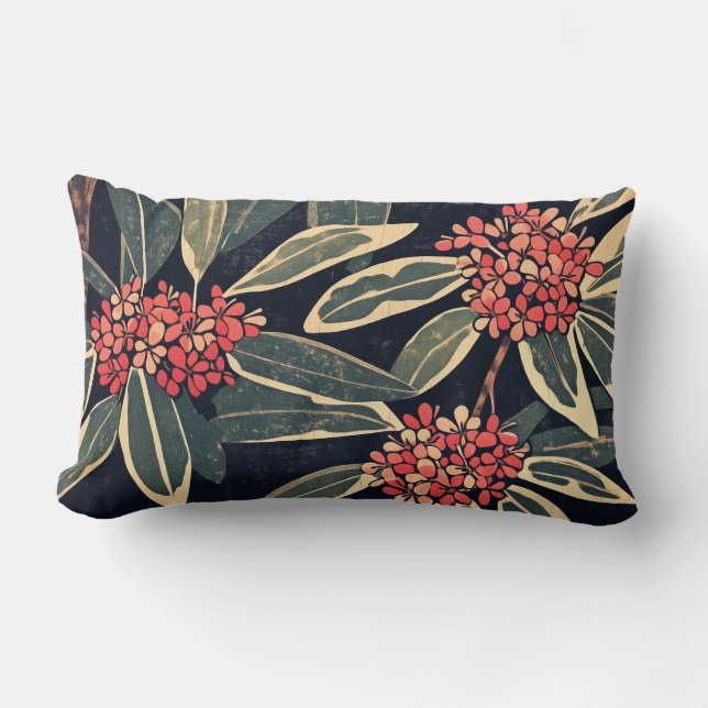 Mountain Laurel Throw Kissen (Vorderseite)