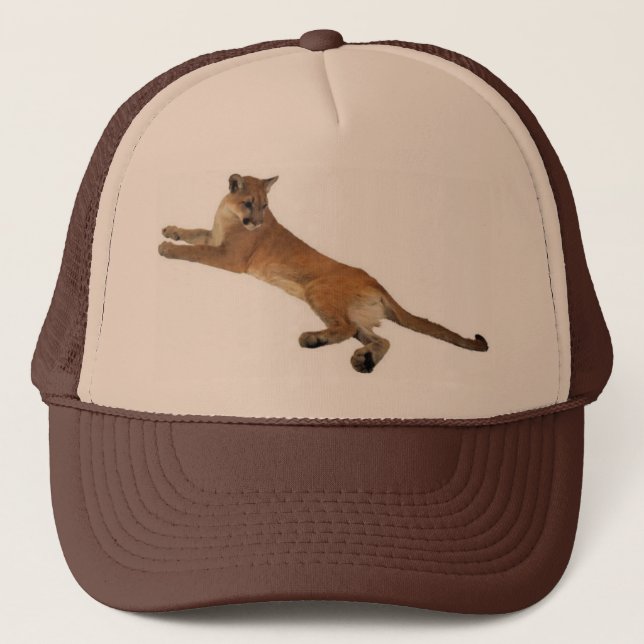 Mountain Lion Hat Truckerkappe (Vorderseite)