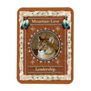 Mountain Lion - Leadership - Vinyl Flexi Magnet