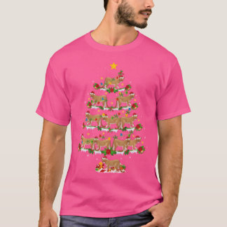 Mountain Lion Lover Xmas Lights Berg Löwe Chri T-Shirt