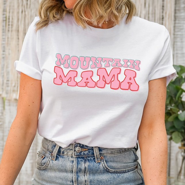 Mountain Mama Groovy Shirt (Elevate your mountain spirit with our "Mountain Mama Groovy" Shirt, a fabulous design brought to you)