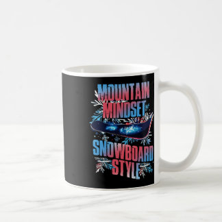 Mountain Mindset Snowboatd Style Kaffeetasse