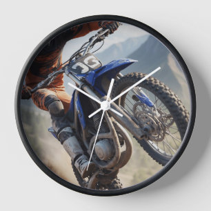Mountain-Motocross-Rennen Uhr