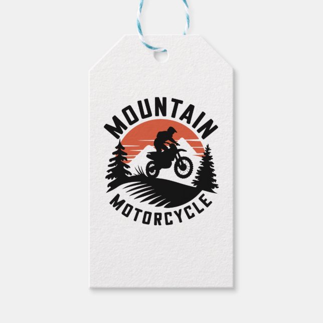 Mountain Motorcycle Geschenkanhänger (Vorderseite)