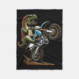 Mountain Motorradfahren Dinosaurier Motorrad Sport Fleecedecke