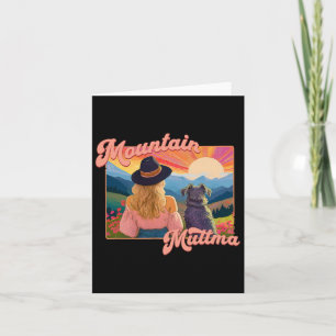 Mountain Muttma Boho Hund Wandern Camping Adventur Karte
