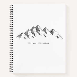 Mountain Notebook Notizbuch