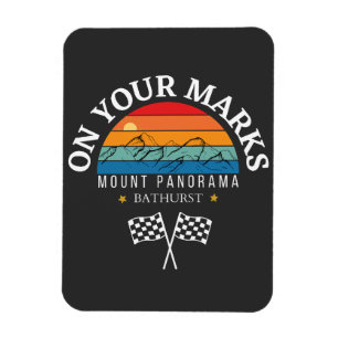 Mountain Panorama Bathurst Australien Motorsport Magnet