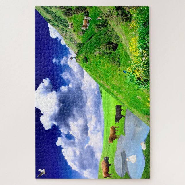 Mountain Paradise Puzzle (Vertikal)
