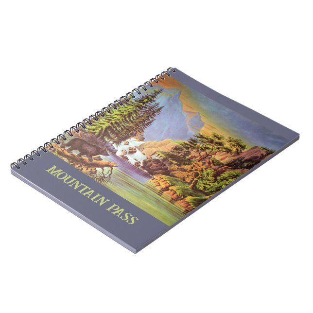Mountain Pass Notebook Notizblock (Linke Seite)