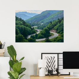 Mountain Pass Poster