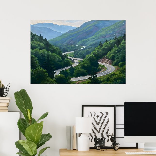 Mountain Pass Poster (Heimbüro)