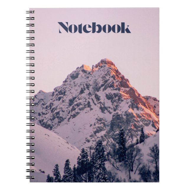 Mountain Peak Notebook Notizblock (Vorderseite)