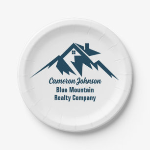 Mountain Real Anwesen Company Custom Marketing Pappteller