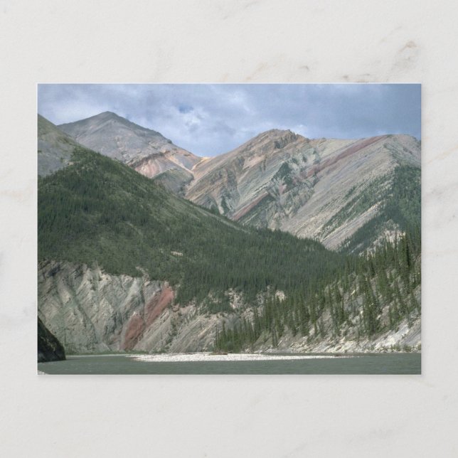 Mountain River and Mackenzie Mountains, NWT, Canad Postkarte (Vorderseite)