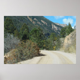 Mountain Road Landscape Photo Nature Wall Poster