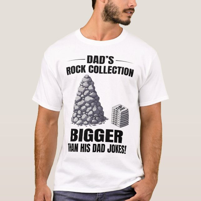Mountain Rock Vater Sammler humorvoll sammeln T-Shirt (Vorderseite)