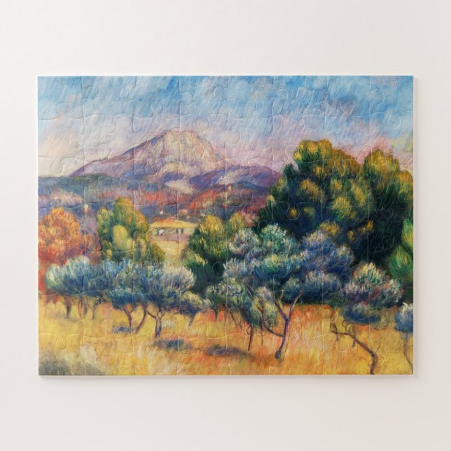 Mountain Sainte-Victoire Paysage von Renoir (Horizontal)
