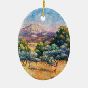Mountain Sainte-Victoire Paysage von Renoir Keramik Ornament