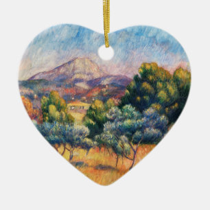 Mountain Sainte-Victoire Paysage von Renoir Keramik Ornament