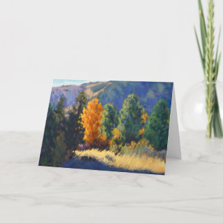 Mountain Serenity – Impressionistic Greeting Card Dankeskarte