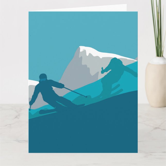 Mountain Ski Sport Karte (Vorderseite)