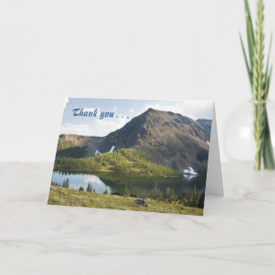 Mountain Splendor Vielen Dank Grußkarte Dankeskarte