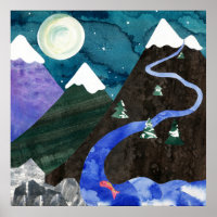 Mountain Stream Night Songs