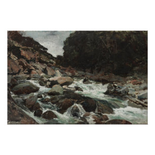 Mountain Stream, Otira Gorge (1893) Poster