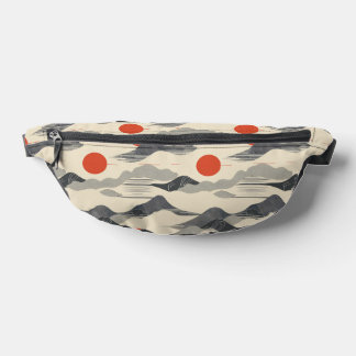 Mountain Sunrise Pattern Bauchtasche