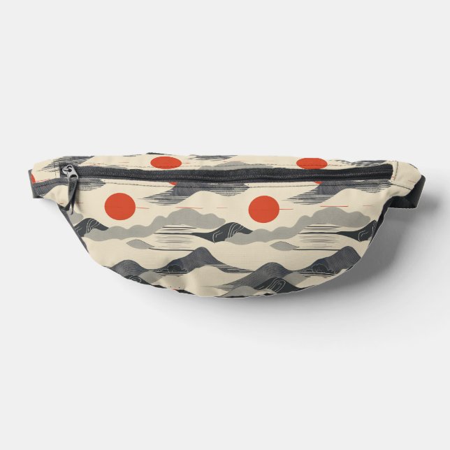 Mountain Sunrise Pattern Bauchtasche (Ablage )