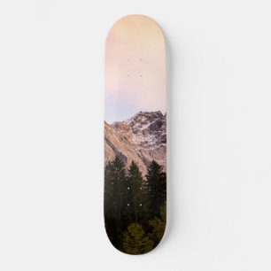 Mountain Sunset Bliss #2 #cabin #decor #wall #art Skateboard