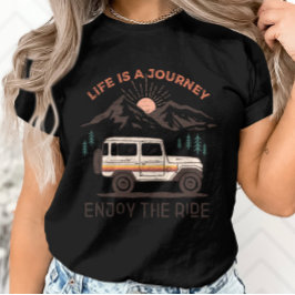 Mountain Sunset - Reisespende - Das Leben ist eine T-Shirt